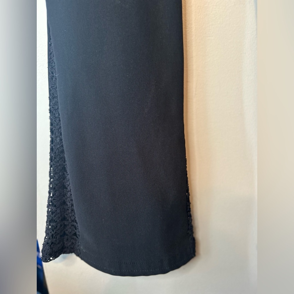 90s flare pants with lace insert - Picture 12 of 12